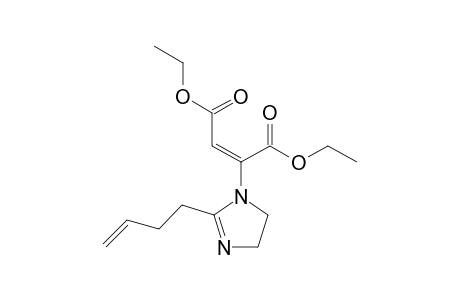 (E)-2-(2-but-3-enyl-2-imidazolin-1-yl)but-2-enedioic acid diethyl ester