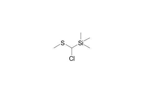 [Chloro(methylthio)methyl]-trimethylsilane