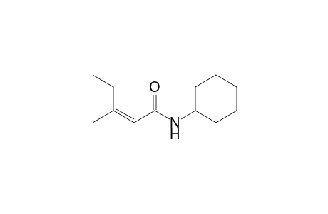 (Z)-N-Cyclohexyl-3-methyl-2-pentenamide
