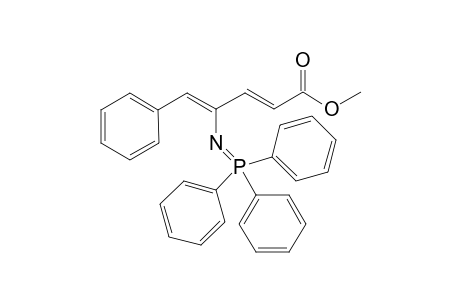Methyl 5-Phenyl-4-((triphenylphosphoranylidene)amino)penta-2,4-dienoate