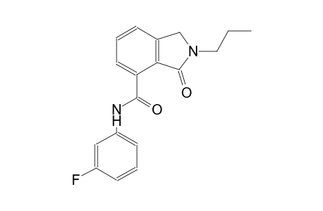 N-(3-fluorophenyl)-3-oxo-2-propyl-4-isoindolinecarboxamide