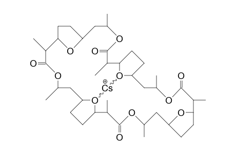 Nonactin-cesium complex cation