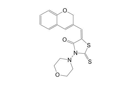 4-thiazolidinone, 5-(2H-1-benzopyran-3-ylmethylene)-3-(4-morpholinyl)-2-thioxo-, (5E)-