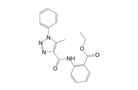 benzoic acid, 2-[[(5-methyl-1-phenyl-1H-1,2,3-triazol-4-yl)carbonyl]amino]-, ethyl ester
