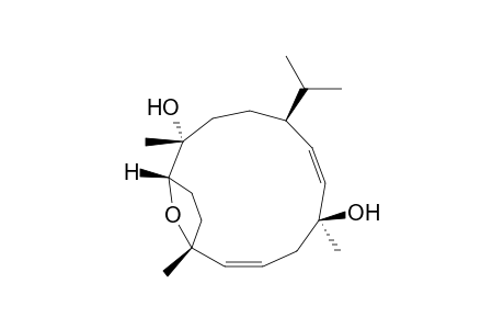 15-Oxabicyclo[10.2.1]pentadeca-6,10-diene-2,8-diol, 2,8,12-trimethyl-5-(1-methylethyl)-, [1S-(1R*,2S*,5R*,6E,8R*,10E,12S*)]-