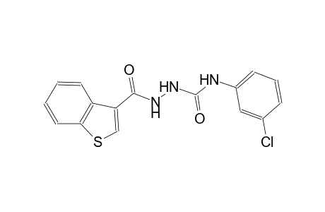 2-(1-benzothien-3-ylcarbonyl)-N-(3-chlorophenyl)hydrazinecarboxamide