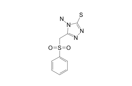 4-AMINO-5-PHENYLSULFONYLMETHYL-4H-[1,2,4]-TRIAZOLE-3-THIOL
