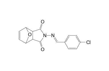 N-[(p-chlorobenzylidene)amino]-oxabicyclo[2.2.1]hept-5-ene-2,3-dicarboximide