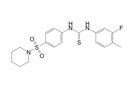 3-fluoro-4-methyl-4'-(piperidinosulfonyl)thiocarbanilide