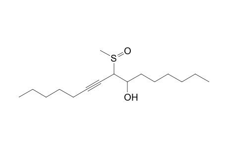 8-(Methylsulfinyl)pentadec-6-yn-9-ol