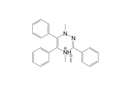 1,4-Dimethyl-3,5,6-triphenyl-1,4-dihydro-1,2,4-triazinium iodide