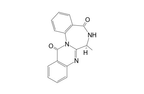 (7S)-7-methyl-6,7-dihydroquinazolino[3,2-a][1,4]benzodiazepine-5,13-dione