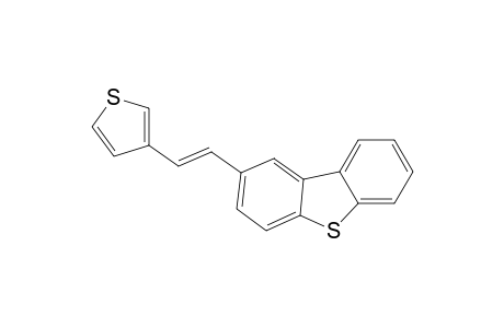 2-[(E)-2-(3-thienyl)vinyl]dibenzothiophene