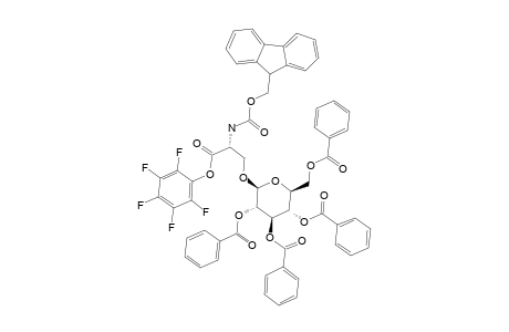 N-(ALPHA)-(FLUOREN-9-YL_METHOXYCARBONYL)-O-(2,3,4,6-TETRA-O-BENZOYL-BETA-D-GLUCOPYRANOSYL)-L-SERINE-PENTAFLUOROPHENYLESTER