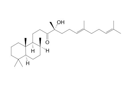 (E)-(R)-4-Hydroxy-4,8,12-trimethyl-1-((1S,2S,4aS,8aR)-2,5,5,8a-tetramethyl-decahydro-naphthalen-1-yl)-trideca-7,11-dien-3-one