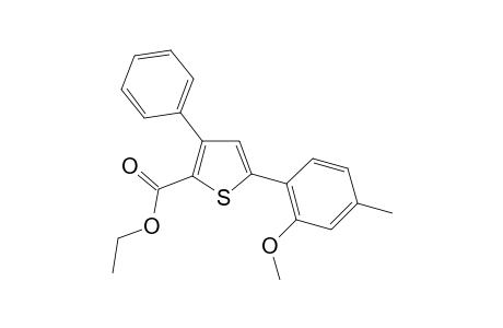Ethyl 5-(2-methoxy-4-methylphenyl)-3-phenylthiophene-2-carboxylate