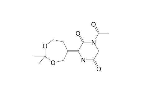 (Z)-1-ACETYL-3-(4,4-DIMETHYL-3,5-DIOXOCYCLOHEPTYLIDENE)-2,5-PIPERAZINEDIONE