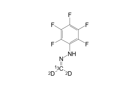 Pentafluorophenylhydrazone of (13C2H2)formaldehyde