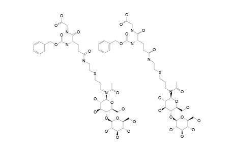 #28;[N-(1)-(BENZYLOXYCARBONYL)-N-(4)-[N-ACETYL-N-[3-THIO-(2-ACETAMIDOETHYL)]-PROPYL-[(BETA-D-GLUCOPYRANOSYL)-(1->4)-BETA-D-GLUCOPYRANOSYLAMINE]]-L-GLUTAMYL]-L-
