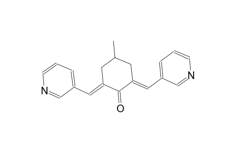 (2E,6E)-4-methyl-2,6-bis(3-pyridinylmethylene)cyclohexanone