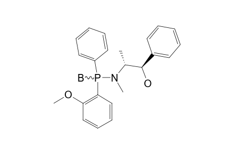 (R-(P),1S,2R)-N-METHYL-N-(1-HYDROXY-1-PHENYL)-PROP-2-YL-P-(2-METHOXYPHENYL)-P-(PHENYL)-PHOSPHINAMIDE-BORANE