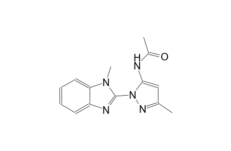 acetamide, N-[3-methyl-1-(1-methyl-1H-benzimidazol-2-yl)-1H-pyrazol-5-yl]-