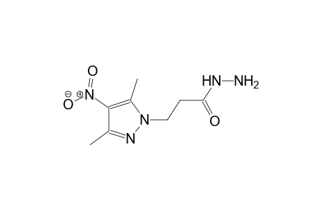 3-(3,5-dimethyl-4-nitro-1H-pyrazol-1-yl)propanohydrazide
