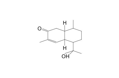 2-NAPHTALENECARBOXALDEHYDE, 3,4,4a,5,6,7,8,8a-OCTAHYDRO-8-(1-HYDROXY-1-METHYLETHYL)-5-METHYL-