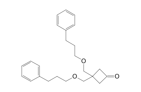 3,3-Bis(3-phenylpropoxymethyl)cyclobutanone