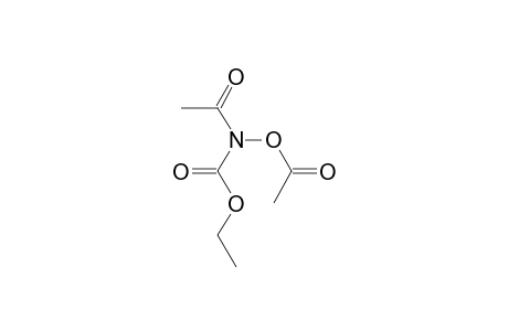 Hydroxylamine, N,O-diacetyl-N-carboxy-, ethyl ester