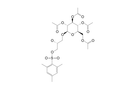 (2R)-2-HYDROXY-3-MESITYLSULFONYLOXYPROPYL-TETRA-O-ACETYL-BETA-D-GLUCOPYRANOSIDE