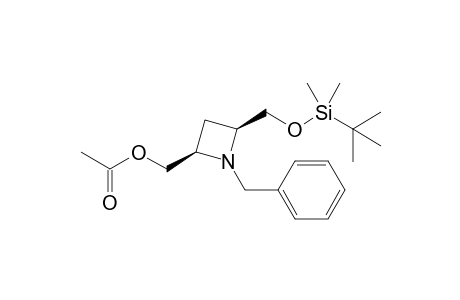 (2R,4S)-2-(Acetoxymethyl)-1-benzyl-4-{[(t-butyldimethyl)silyloxy]methyl}azetidine