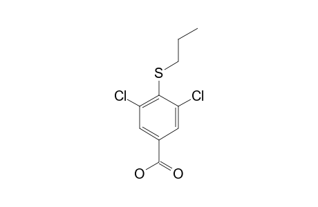 3,5-DICHLORO-4-PROPYLTHIO-BENZOIC-ACID
