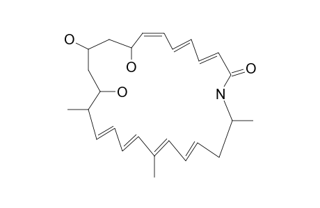 MICROMONOSPORIN-A;(3E,5E,7Z,15E,17E,19E,21E)-9,11,13-TRIHYDROXY-14,19,24-TRIMETHYL-1-AZACYCLOTETRACOSA-3,5,7,15,17,19,21-HEPTAEN-2-ONE