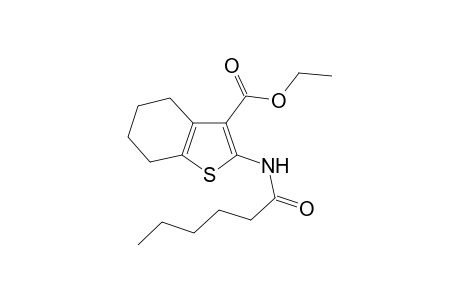 Benzo[b]thiophene-3-carboxylic acid, 2-hexanoylamino-4,5,6,7-tetrahydro-, ethyl ester