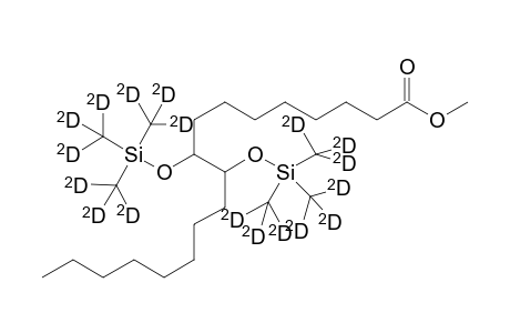 9-Methyl 9,10-(d18-di-TMSo)-octadecanoate