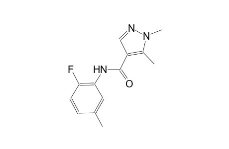 N-(2-fluoro-5-methylphenyl)-1,5-dimethyl-1H-pyrazole-4-carboxamide