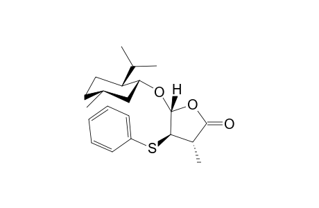 (3S,4R,5R)-5-{(1R,2R,5S)-2-Isopropyl-5-methylcyclohexyloxy}-3-methyl-4-phenylsulfanyl-dihydrofuran-2-one