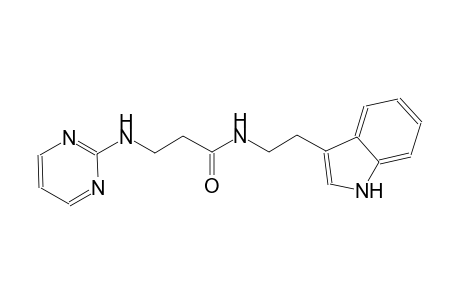 propanamide, N-[2-(1H-indol-3-yl)ethyl]-3-(2-pyrimidinylamino)-