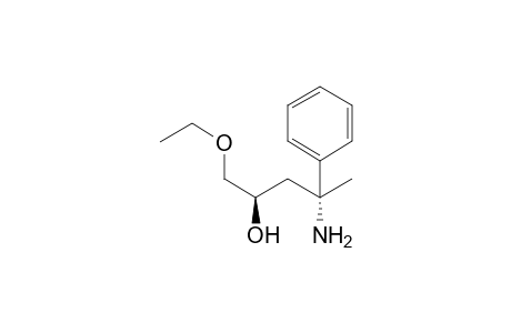 (2R*,4R*)-4-Amino-1-ethoxy-4-phenyl-2-pentanol