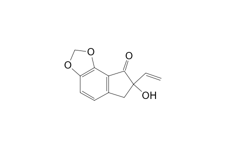 2-Ethenyl-2-hydroxy-6,7-(methylenedioxy)indan-1-one