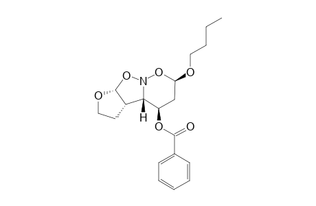REL-(3A-S,3B-S,4R,6R,9A-R)-4-BENZOYLOXY-6-BUTYLOXYOCTAHYDRO-(FURO-[1,2-D]-ISOXAZOLO)-[4,5-B]-[1,2]-OXAZINE