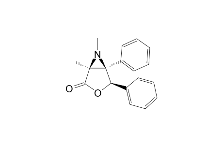 (1S*,4R*,5R*)-1,6-Dimethyl-4,5-diphenyl-3-oxa-6-azabicyclo[3.1.0]hexan-2-one