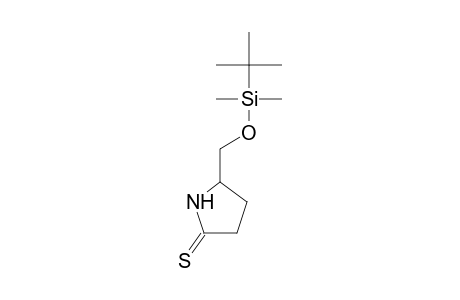 (S)-5-(T-Butyl-dimethyl-silyloxymethyl)-2-thiopyrrolidinone