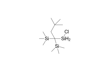 (1-(chlorosilyl)-3,3-dimethylbutane-1,1-diyl)bis(trimethylsilane)