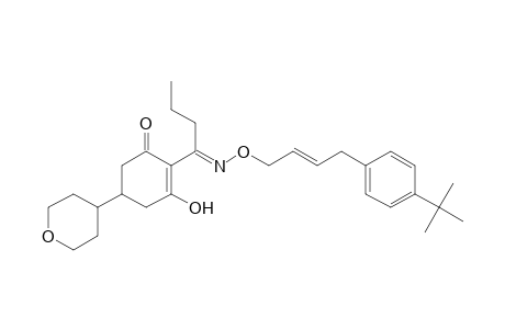 2-Cyclohexen-1-one, 2-[1-[[[4-[4-(1,1-dimethylethyl)phenyl]-2-butenyl]oxy]imino]butyl]-3-hydroxy-5-(tetrahydro-2H-pyran-4-yl)-, (?,E)-