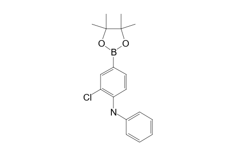 N-PHENYL-2-CHLORO-4-(4,4,5,5-TETRAMETHYL-1,3,2-DIOXABOROLYL)-ANILINE