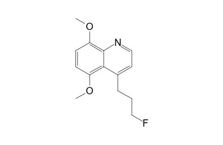 4-(3-Fluoropropyl)-5,8-dimethoxyquinoline