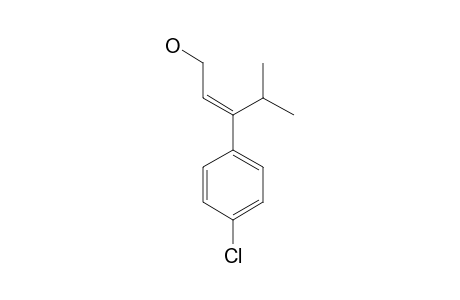 (E)-4-METHYL-3-(4-CHLOROPHENYL)-2-PENTEN-1-OL