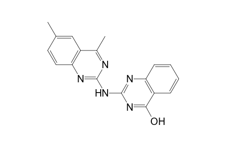 2-[(4,6-Dimethyl-2-quinazolinyl)amino]-4-quinazolinol